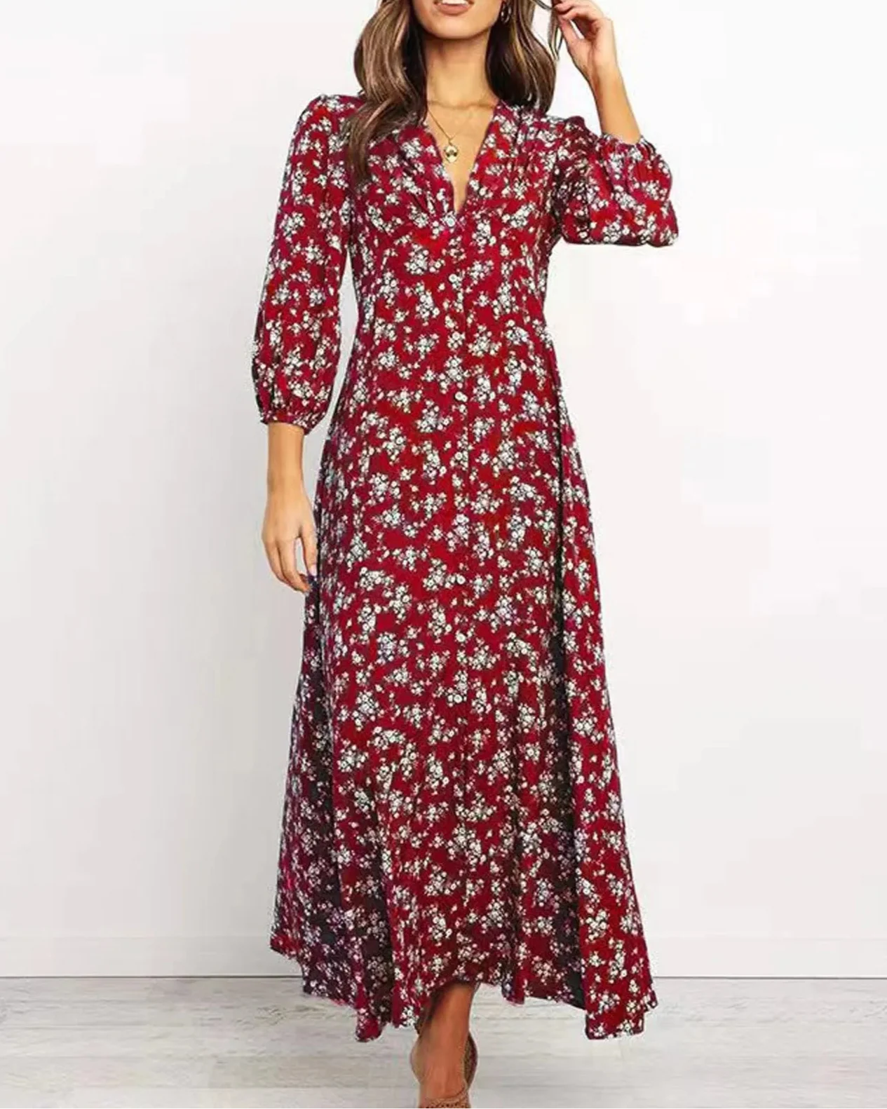 Bohemian Floral Maxi Dress for Every Season