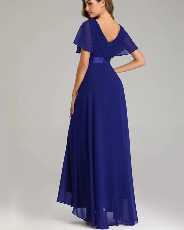 Elegant Plus Size Chiffon Evening Dress A-Line Style