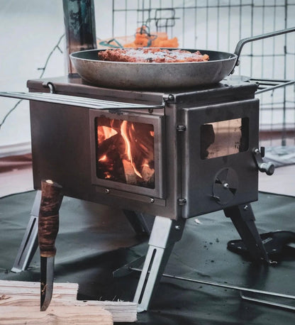 Firebox Flame Clear View Portable Wood Stove | 3.5kw 14kg