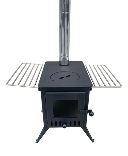 Firebox Vista Large Window Portable Wood Stove | 3.5kw 12kg