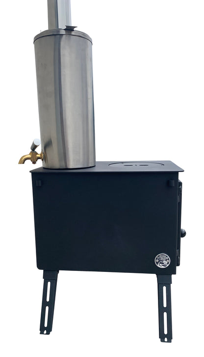 Firebox Portable Wood Stove | 3.5kw 12kg - Water Heater Package