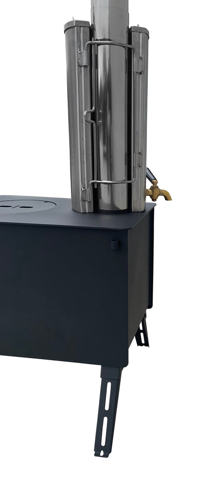 Firebox Portable Wood Stove | 3.5kw 12kg - Water Heater Package