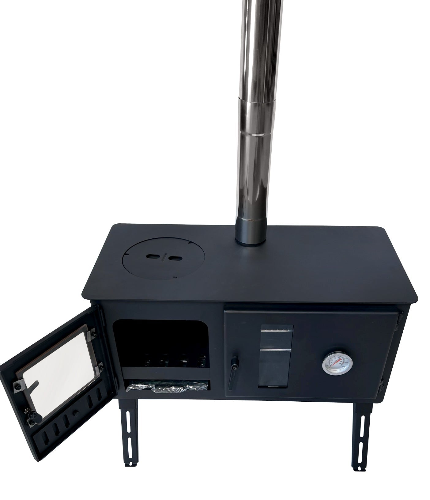 Firebox Eco Burn Range Oven Portable Wood Stove | 3.5kw 20.5kg