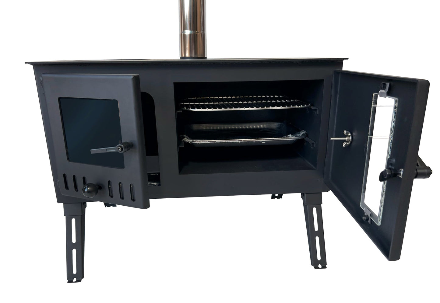 Firebox Eco Burn Range Oven Portable Wood Stove | 3.5kw 20.5kg