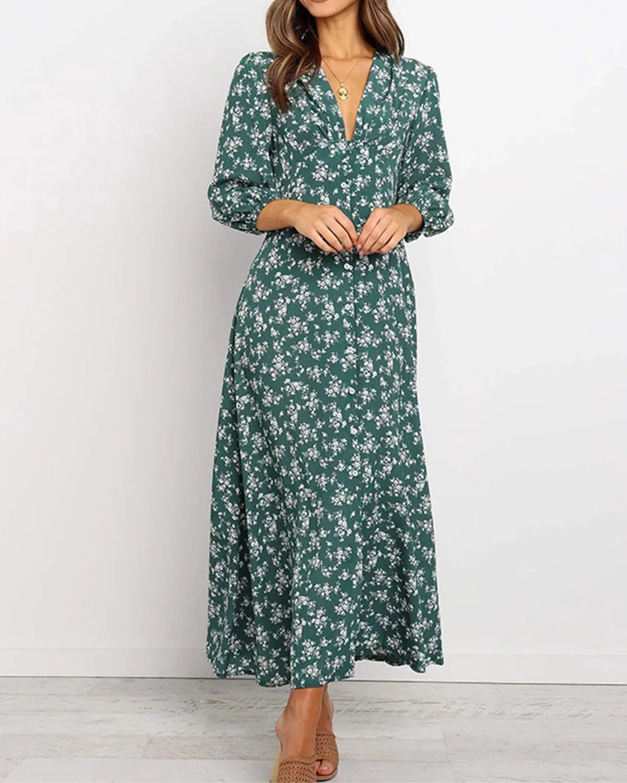 Bohemian Floral Maxi Dress for Every Season