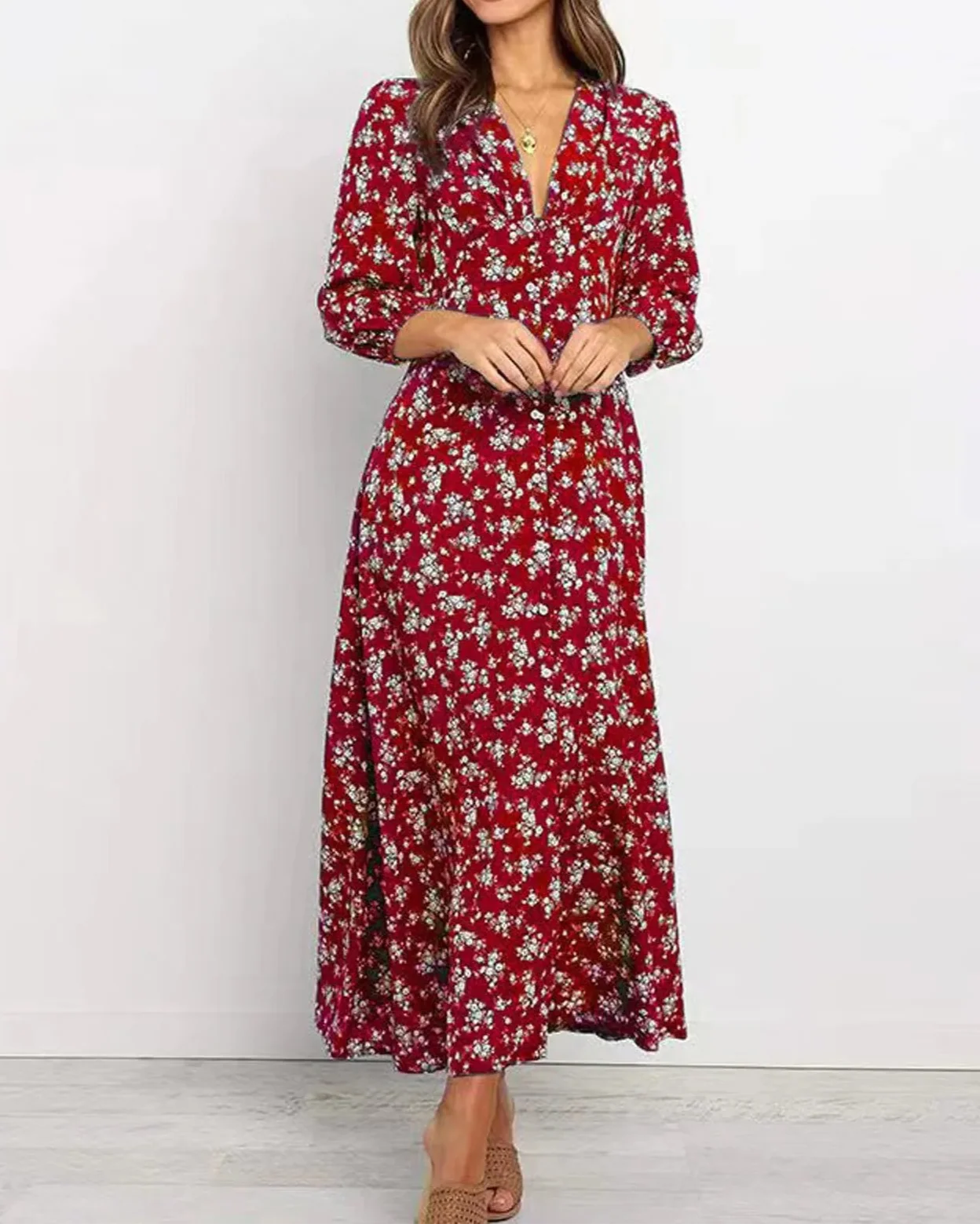 Bohemian Floral Maxi Dress for Every Season