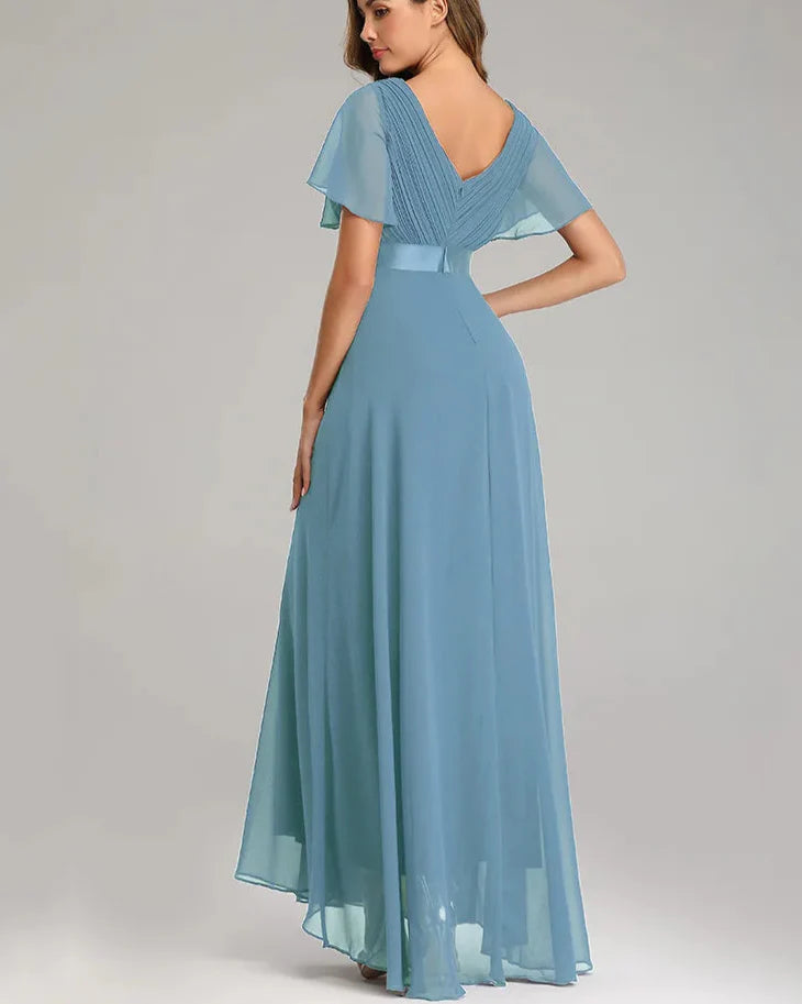 Elegant Plus Size Chiffon Evening Dress A-Line Style