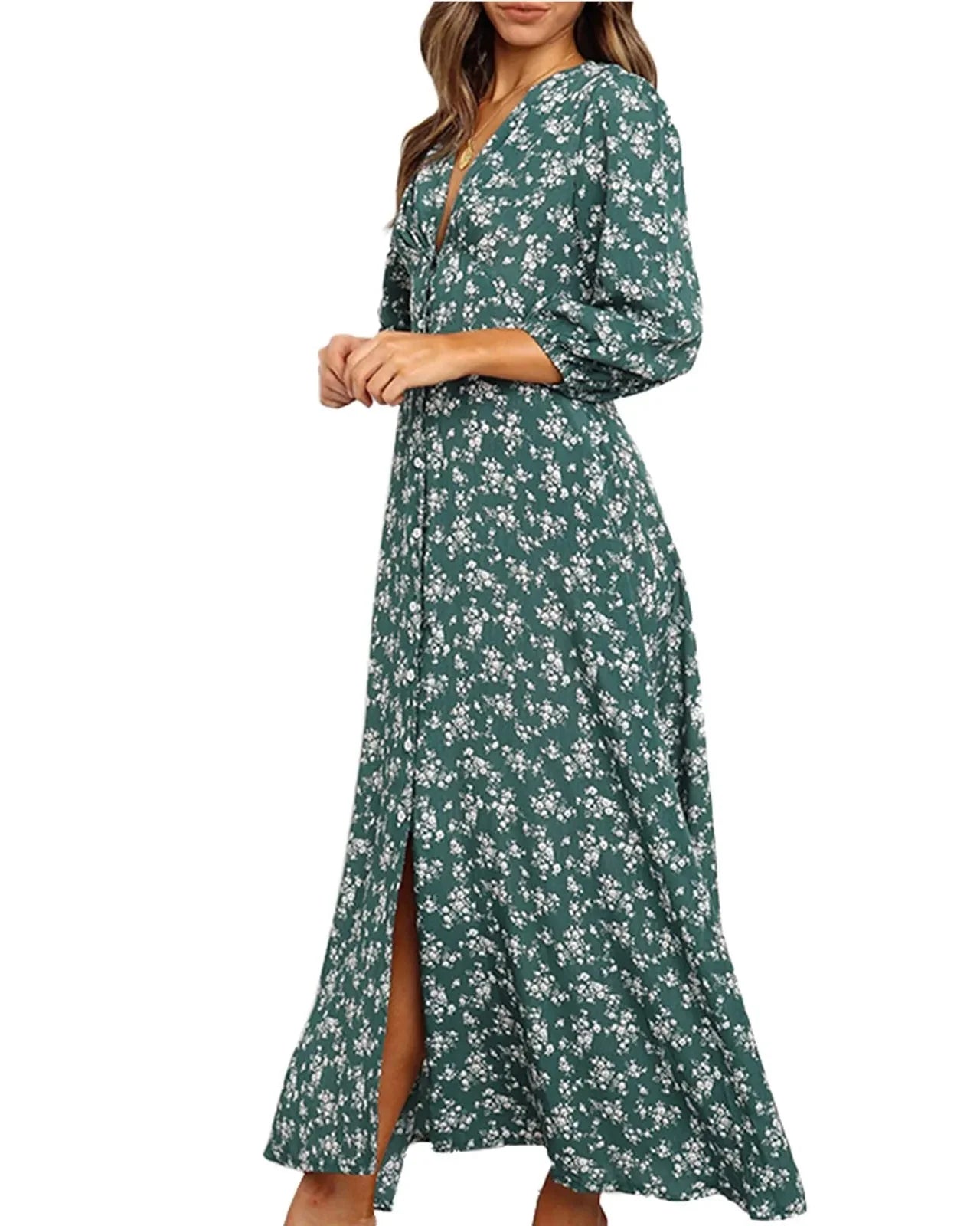 Bohemian Floral Maxi Dress for Every Season